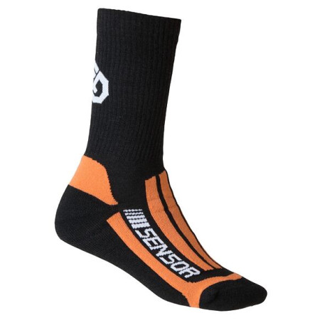 Socken Sensor Treking Evolution orange Black/Orange