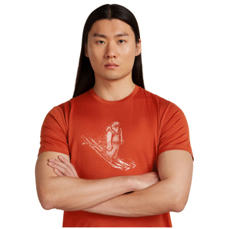 Herren T-Shirt Icebreaker Merino 150 Tech Lite Skiing Yeti