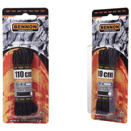 Schnürsenkel Bennon Laces Black Box 110 cm