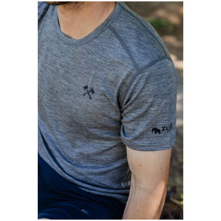 Herren-T-Shirt Zulu Merino Timber 160 Short Comfy