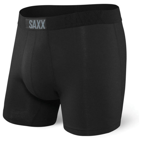 Boxershorts Saxx Vibe Boxer Brief schwarz Black/Black