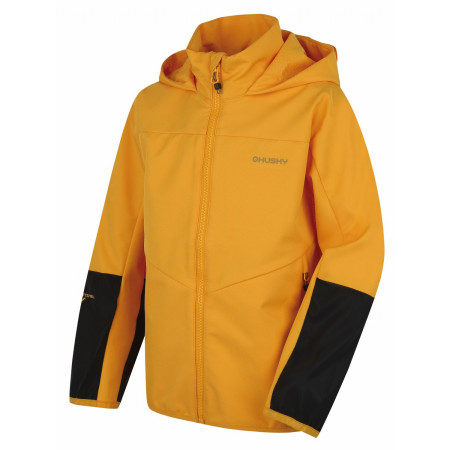 Kinder-Softshell-Jacke Husky Sonny K gelb yellow