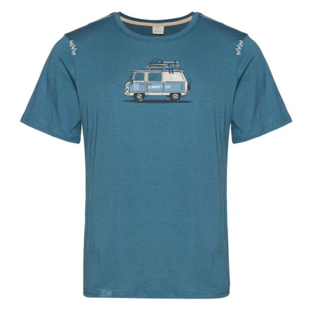 Herren-T-Shirt Chillaz Bozen Climber's Life blau Blue