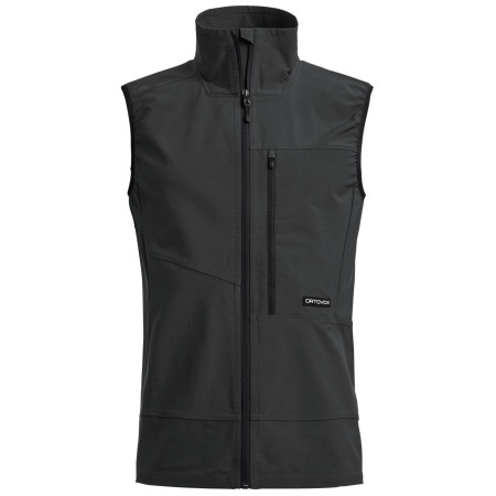 Herrenweste Ortovox Venet Softshell Vest schwarz Black Raven