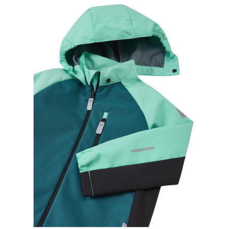 Kinder-Softshell-Jacke Reima Temppu Dark Teal