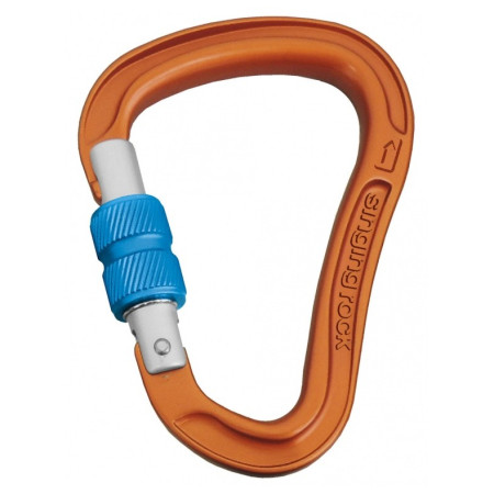 Karabiner Singing Rock Bora HMS Screw blau/orange