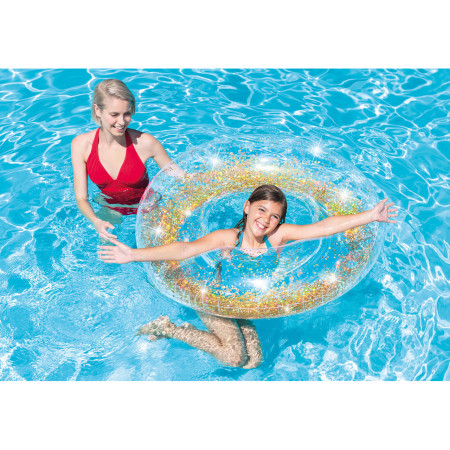 Schwimmreifen Intex Sparkling Glitter Tube 56274NP