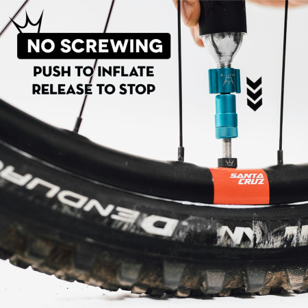 Handpumpe Peaty´s Holeshot Co2 Pumpa + Bombičky 2 Ks - Mtb