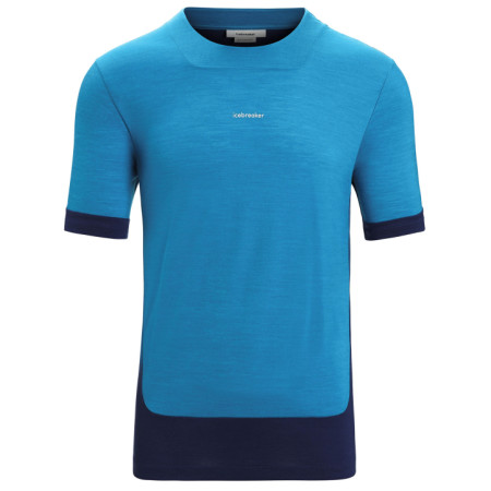 Herren-Funktionsshirt Icebreaker Men ZoneKnit™ SS Tee blau Geo Blue/Royal Navy/Cb
