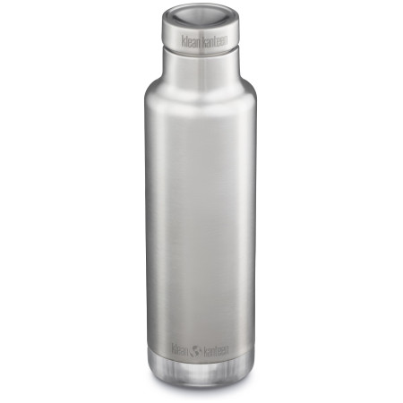 Edelstahl-Thermoflasche Klean Kanteen Insulated Classic Narrow 25oz (w/Pour Through Cap) silber silver