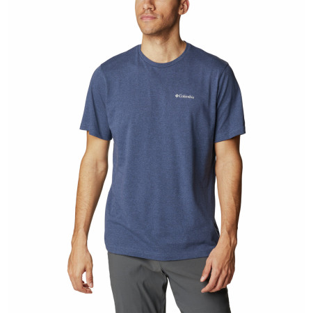 Herren-T-Shirt Columbia Thistletown Hills™ Short Sleeve dunkelblau Dark Mountain Heather