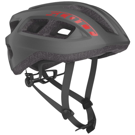 Fahrradhelm Scott Supra Road grau/rot dark grey/red