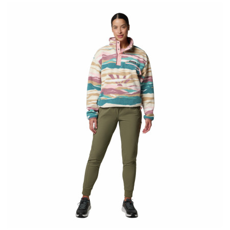 Damen-Sweatshirt Columbia Helvetia™ II Printed Cropped Half Snap