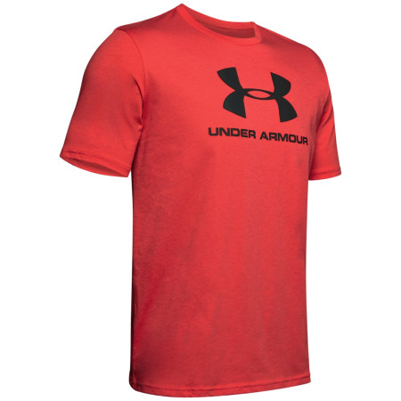 Herren-T-Shirt Under Armour Sportstyle Logo SS rot red