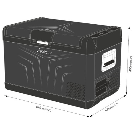 Kompressor-Kühlschrank Yolco GCX37