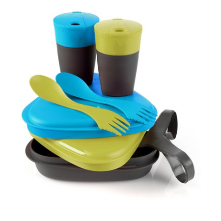 Geschirr Light My Fire Pack´n Eat Kit blau/grün Lime/CyanBlue