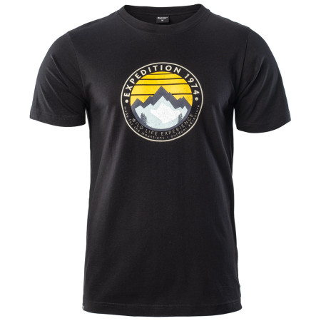 Herren-T-Shirt Hi-Tec Zergo schwarz Black