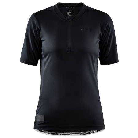 Damen-Radtrikot Craft Core Offroad Ss schwarz Black