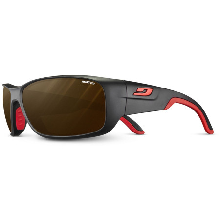 Sonnenbrille Julbo Run 2 Ra Pf 2-4 schwarz black mat/red