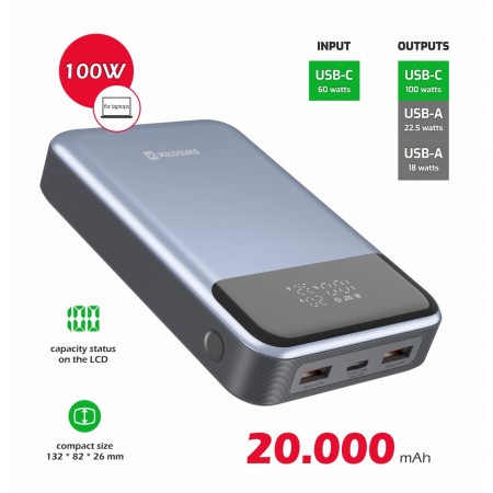 Powerbank Swissten POWER BANK 20000 mAh