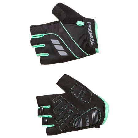 Fahrradhandschuhe Progress R CALAMITA MITTS 37CO schwarz/blau Black/Mint