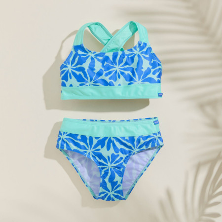 Kinderbadeanzug Regatta Dakaria Bikini III SnBluIcGrnFl