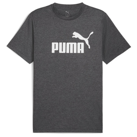 Herren T-Shirt Puma Ess No. 1 Logo Heather Tee schwarz PUMA Black