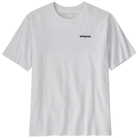 Herren-T-Shirt Patagonia P-6 Logo Responsibili Tee weiß White
