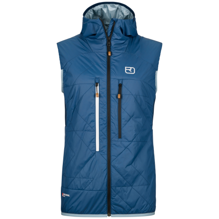 Damenweste Ortovox Swisswool Piz Boe Vest W blau Sea Surface