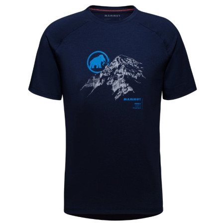Herren-T-Shirt Mammut Mountain T-Shirt Men Moench blau marine