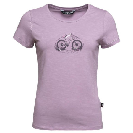 Damen-T-Shirt Chillaz Gandia Mountainbike Flowers lila violet