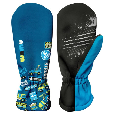 Kinder Winterfäustlinge WAMU Bagr