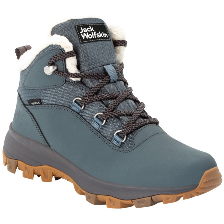 Damenschuhe Jack Wolfskin Everquest Texapore Mid W blau/grau bluish grey / grey