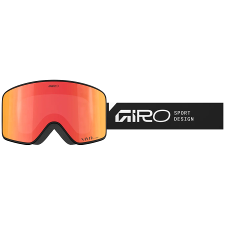 Skibrille Giro Method Black Stacked-Vivid Ember/Vivid Infrared