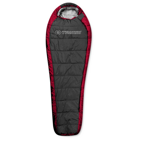Schlafsack Trimm Highlander 195 cm grau/rot Red/DarkGray