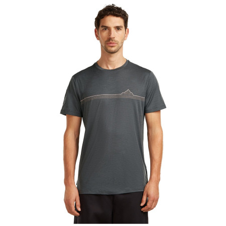 Herren-T-Shirt Icebreaker Men Merino 150 Tech Lite SS Tee Range Stripes