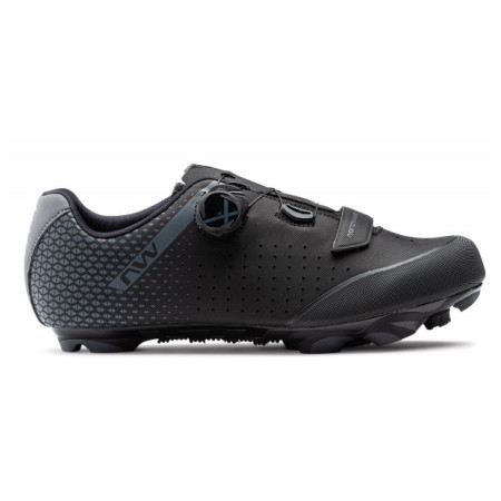 Herren Radschuh Northwave Origin Plus 2 schwarz/grau Black/Dark grey