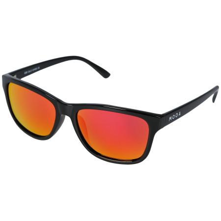 Sonnenbrille MOOA Luigi schwarz/rot black/red