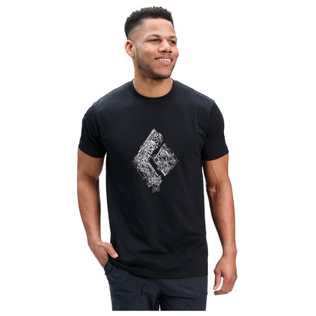Herren-T-Shirt Black Diamond M Engineered Diamond Ss Tee