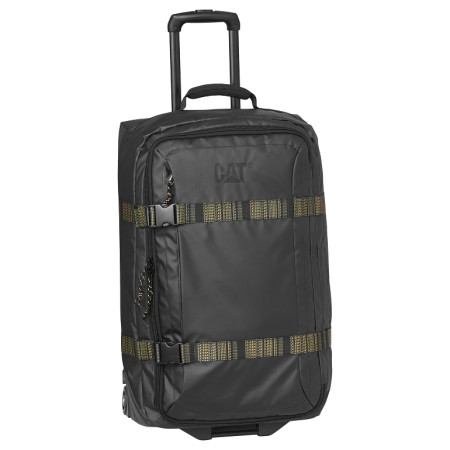 Reisetasche auf Rädern Caterpillar Sixty Wheeled Duffel S schwarz Black