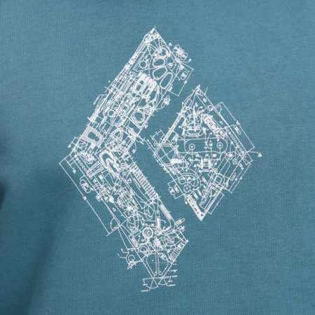 Herren-Sweatshirt Black Diamond M Engineered Diamond Po Hoody