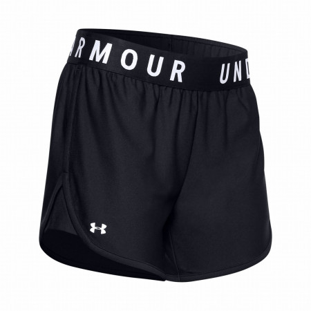 Damenshorts Under Armour Play Up 5in Shorts schwarz Black/Black/White