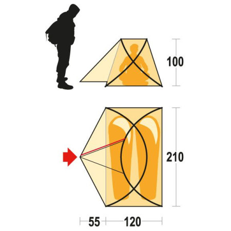 Expeditionszelt Ferrino Maverick 2