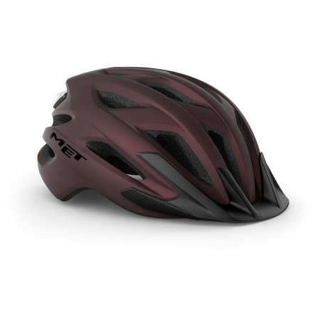 Fahrradhelm MET Crossover weinfarbe matná burgundy