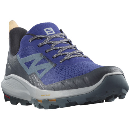 Wanderschuhe Salomon Outpulse Gore-Tex blau Clematis Blue / India Ink / Blazing Orange