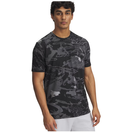 Herren-T-Shirt Under Armour Vanish Energy Printed SS schwarz Black / Anthracite / Black