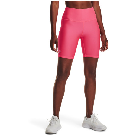 Damenshorts Under Armour HG Armour Bike Short rosa/weiß Pink Shock / / White