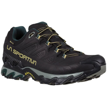 Wanderschuhe La Sportiva Ultra Raptor II Leather Wide GTX schwarz/gelb Black/Cedar