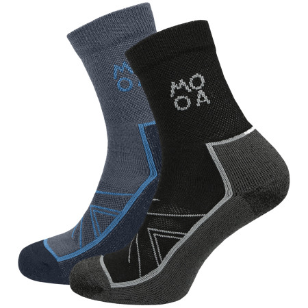 Socken MOOA Merino Adventure 2-pack