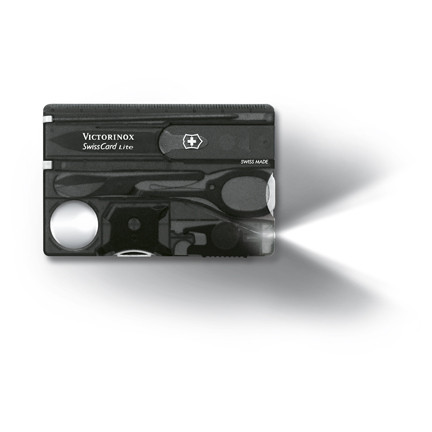 Multifunktionskarte Victorinox SwissCard Lite schwarz